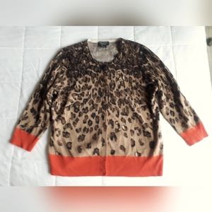 Leopard print Cashmere Sweater